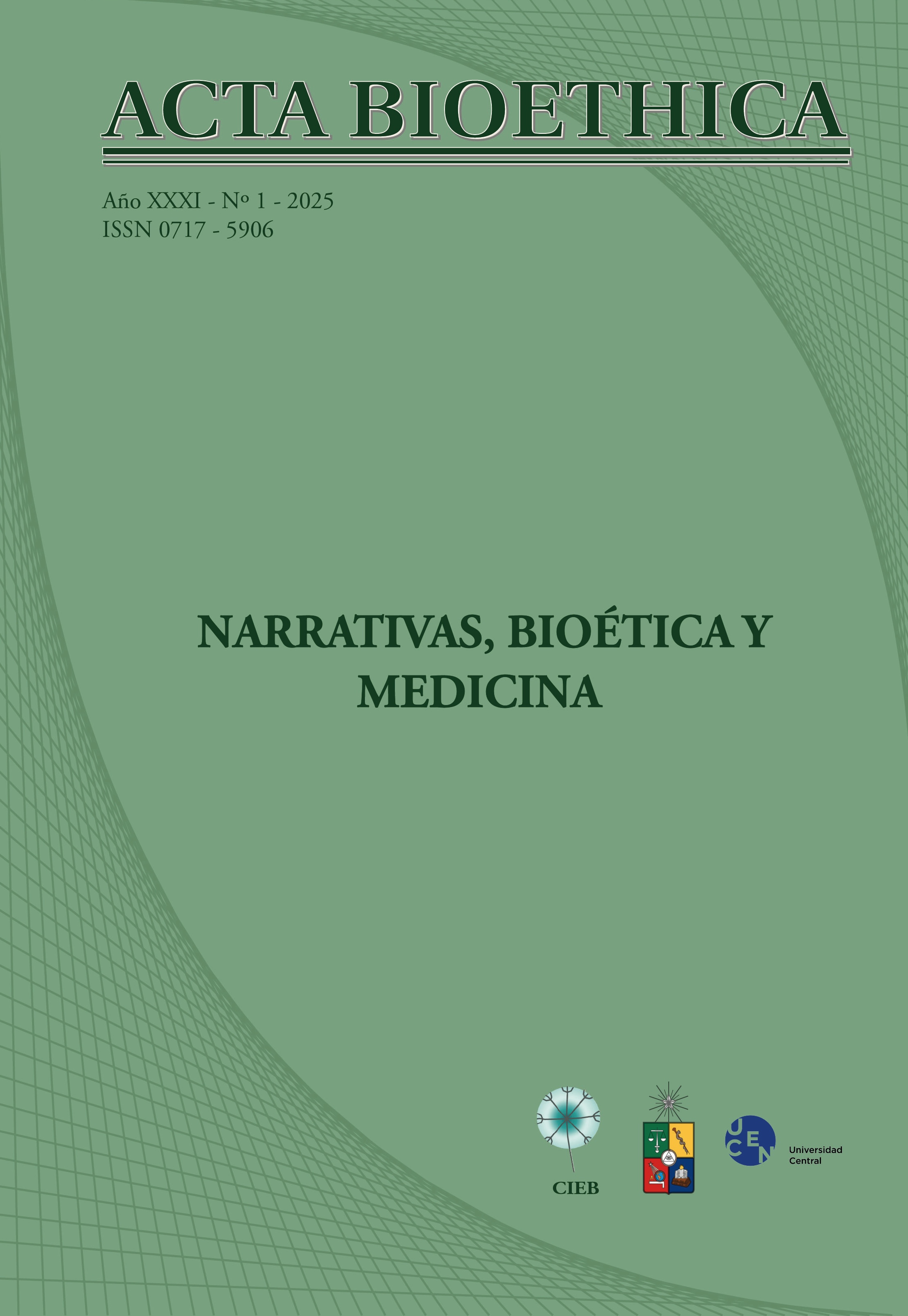 											Ver Vol. 31 Núm. 1 (2025): NARRATIVAS, BIOÉTICA Y MEDICINA
										